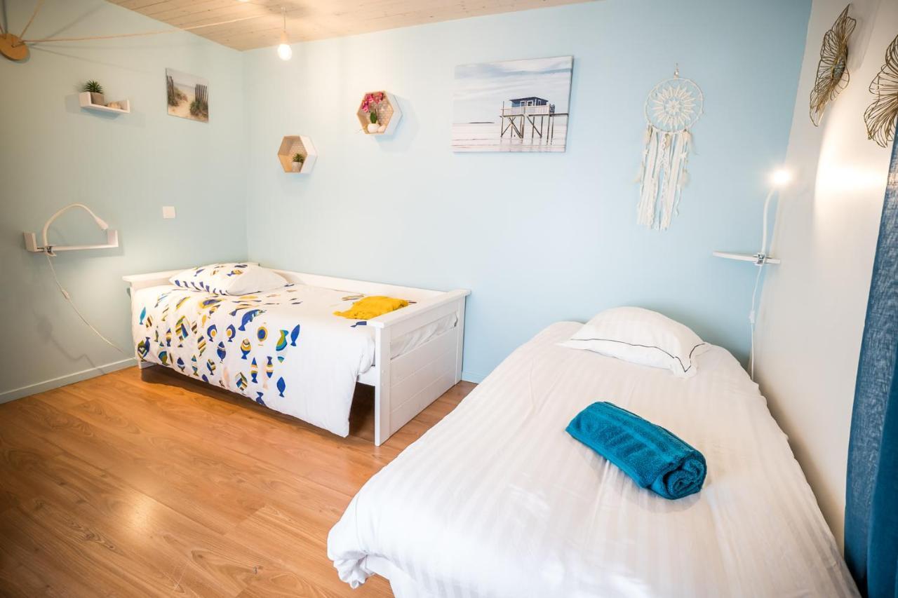 Appt Ambiance Boheme 2 Ch Piscine Lagon Apartment ตาร์บ ภายนอก รูปภาพ